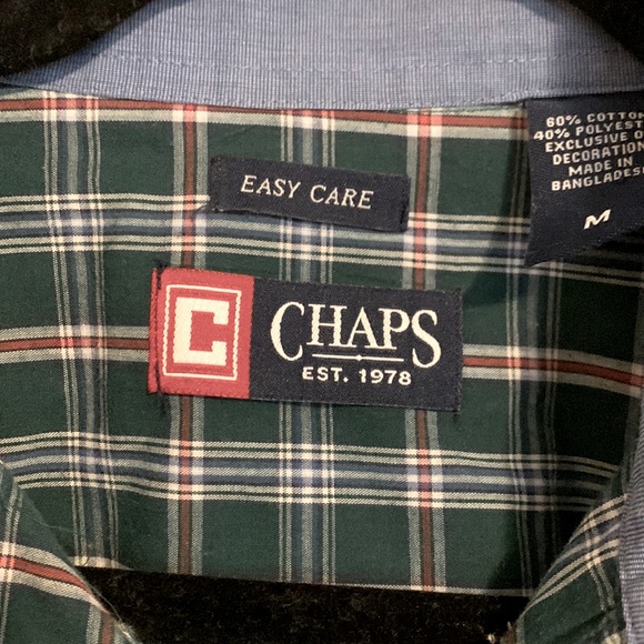 Chaps Easy Care button down shirt. Men’s medium. Excellent condition. - Picture 2 of 6